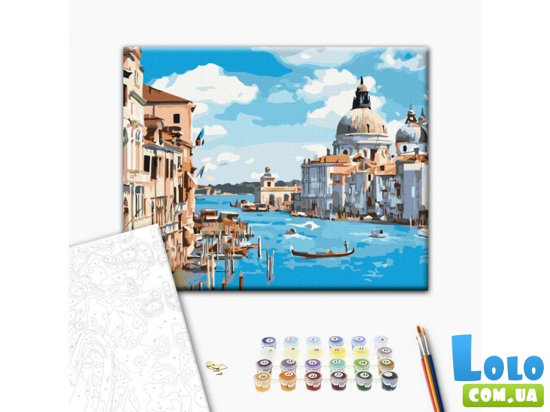 Картина по номерам Прогулка по Венеции, Brushme (30х40 см)