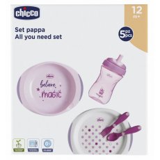 Набор посуды Meal Set, Chicco (розовый)