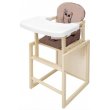Стульчик-трансформер для кормления Пеппи-260, Babyroom (слоновая кость капучино / шоколад (сова)