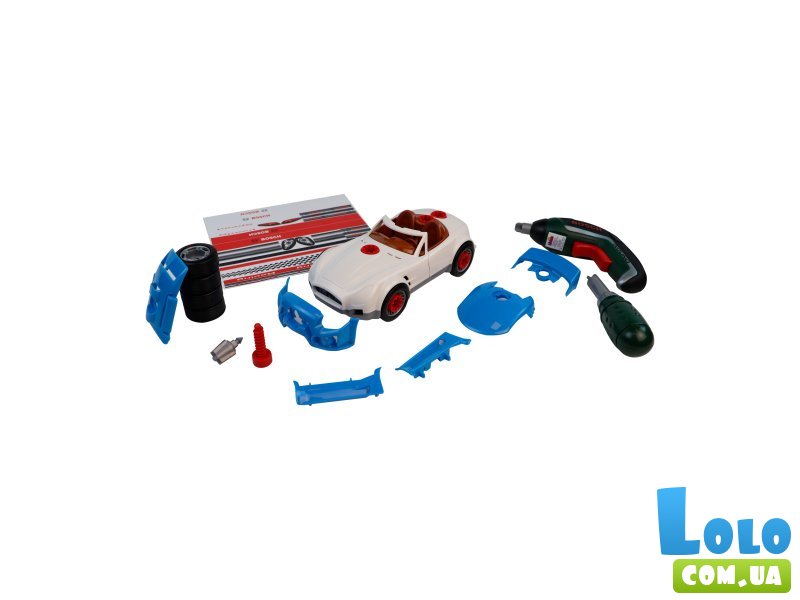 Игрушечный набор для тюнинга автомобиля Bosch с шуруповертом Ixolino II, Klein