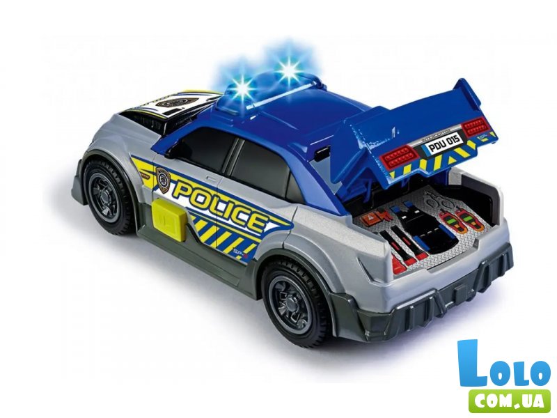 Машина Полиция с открывающимся багажником, Dickie Toys