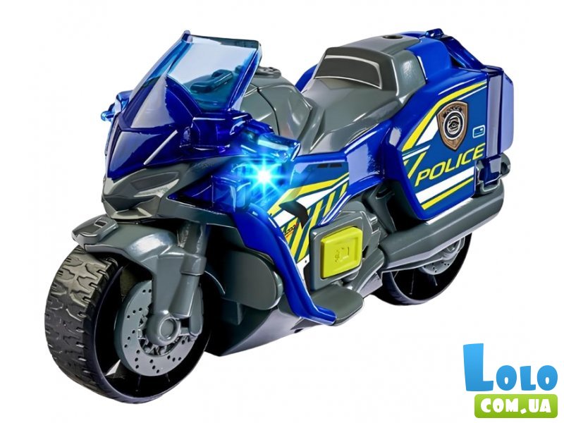Полицейский мотоцикл с выдвижным знаком, Dickie Toys