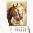 Картина по номерам Благородные лошади, Brushme (40х50 см)