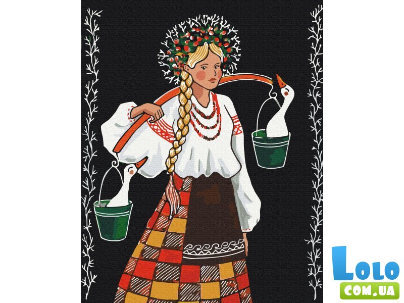 Картина по номерам Несет Аня гуси © ANNART, Brushme (40х50 см)