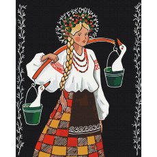 Картина по номерам Несет Аня гуси © ANNART, Brushme (40х50 см)