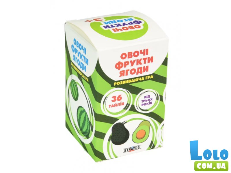 Настольная игра Овощи, фрукты, ягоды, Strateg