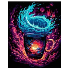 Картина по номерам Магическая чашка, Strateg (40х50 см)
