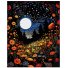 Картина по номерам Ночной цветочный лес, Strateg (40х50 см)