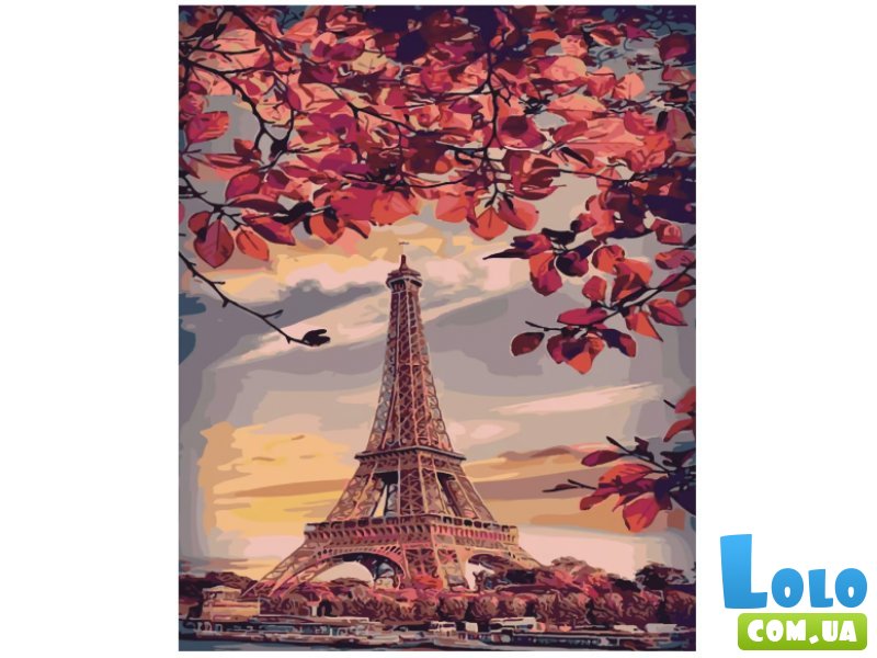 Картина по номерам Краски Парижа, Strateg (40х50 см)