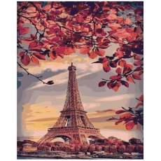 Картина по номерам Краски Парижа, Strateg (40х50 см)