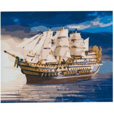 Картина по номерам Чудо-корабль, Strateg (40х50 см)
