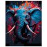 Картина по номерам Красочный слон, Strateg (40х50 см)