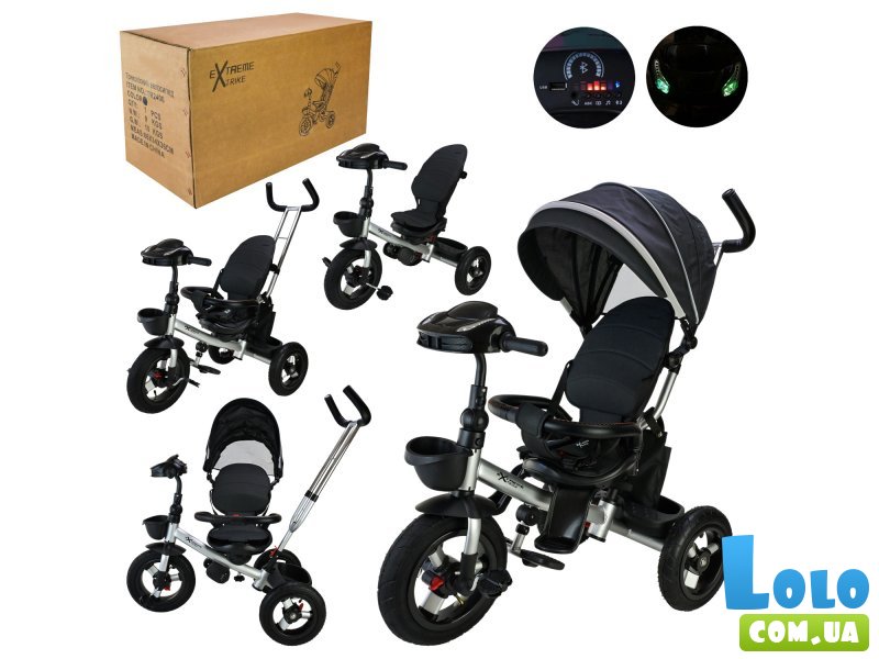 Велосипед трехколесный с родительской ручкой