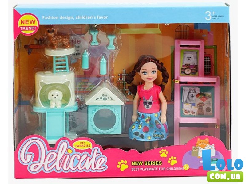 Кукла с домашними питомцами и аксессуарами (в ассортименте)