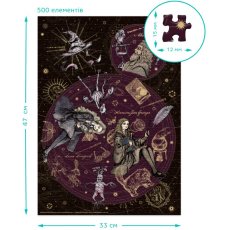 Пазл Harry Potter Лидер. Перфекционистка. Необычная, DoDo, 500 эл.