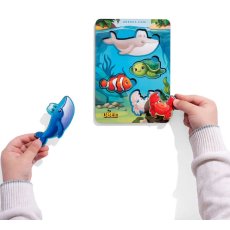 Деревянная рамка-вкладыш Морские животные, Ubee