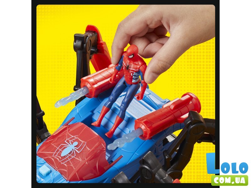 Набор игрушечный Стреляющий паук Веб сплешерс с похлебкой Человека-паука, Hasbro