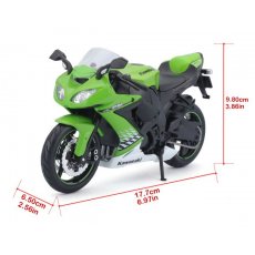 Мотоцикл металлический Kawasaki Ninja ZX-10R, Maisto