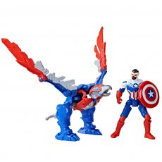 Набор с трансформером Marvel Mech Strike Капитан Америка, Hasbro