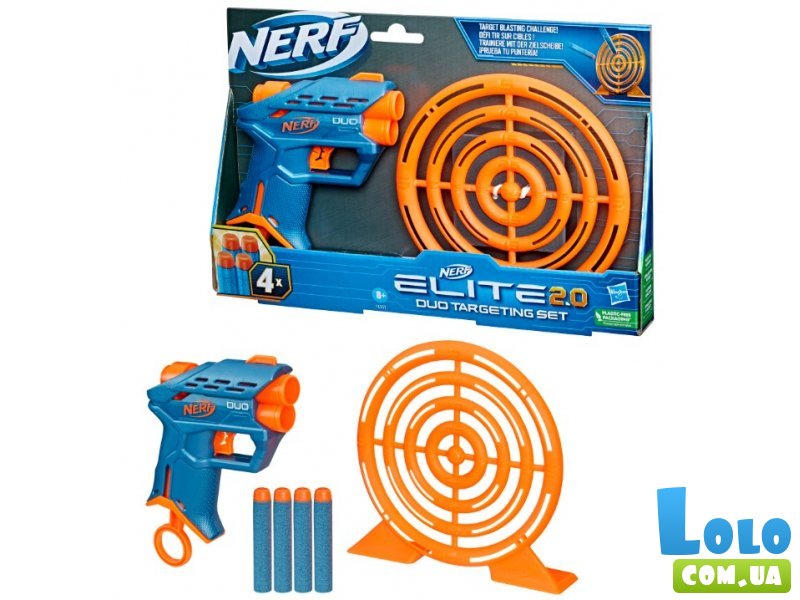 Бластер Nerf Дуо з мішенню, Hasbro