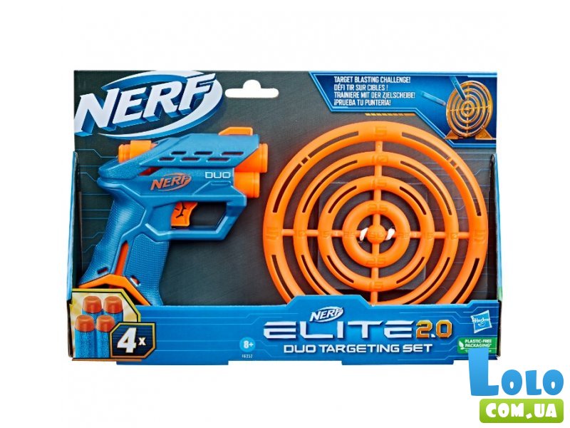 Бластер Nerf Дуо з мішенню, Hasbro