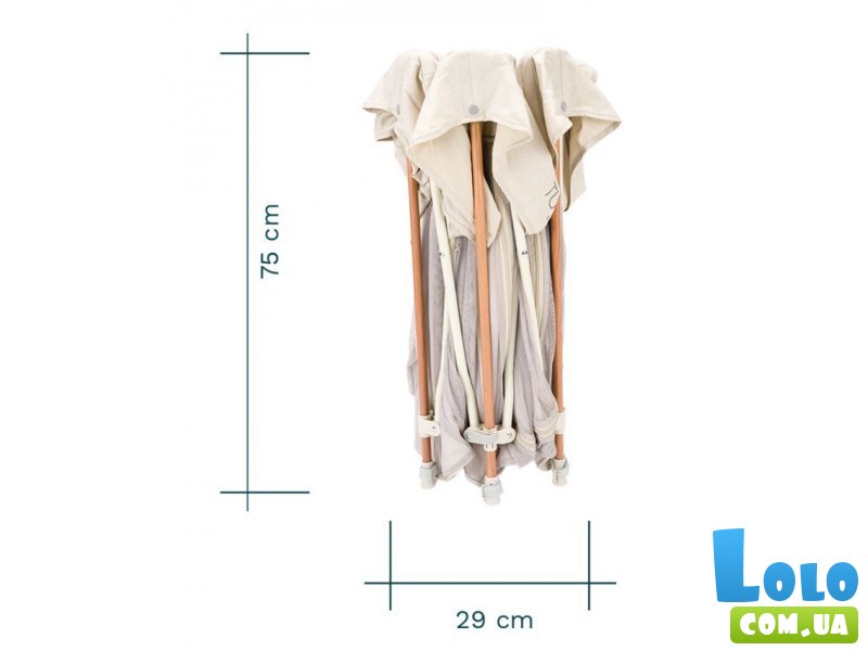 Детский манеж Hexa, Tutti Bambini (бежевый)