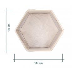 Детский манеж Hexa, Tutti Bambini (бежевый)