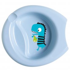 Тарелка Easy Feeding Plate, Chicco (голубая)