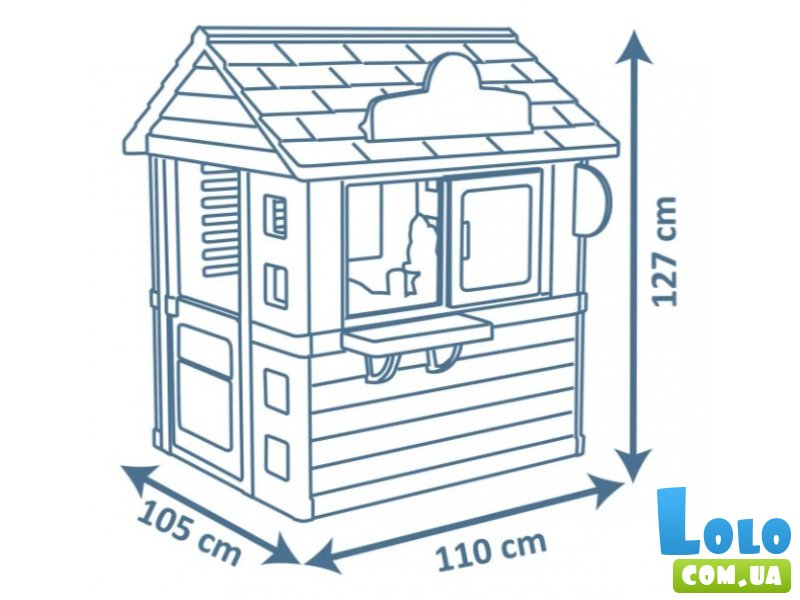 Игровой дом Кофейня сладостей с кухней, Smoby