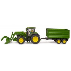 Трактор John Deere с прицепом, Bruder