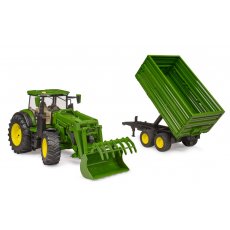 Трактор John Deere с прицепом, Bruder