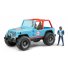 Джип Jeep Cross country с фигуркой гонщика, Bruder