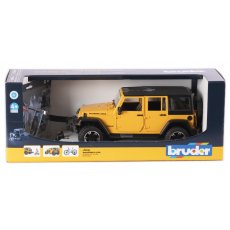 Джип Jeep Rubicon с фигуркой велосипедиста, Bruder