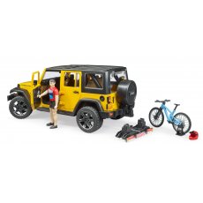 Джип Jeep Rubicon с фигуркой велосипедиста, Bruder