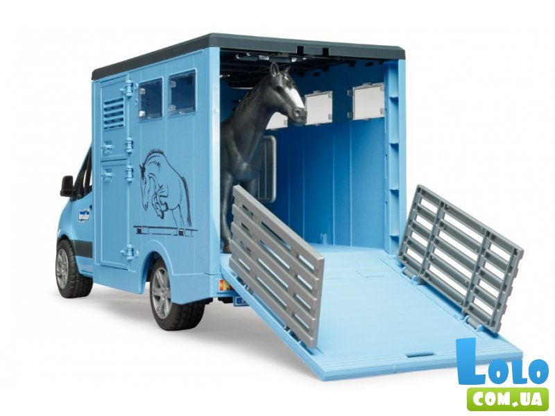 Машина MB Sprinter для перевозки животных с лошадью, Bruder