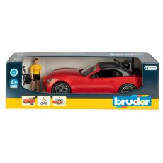 Машина Roadster с велосипедом и фигуркой, Bruder