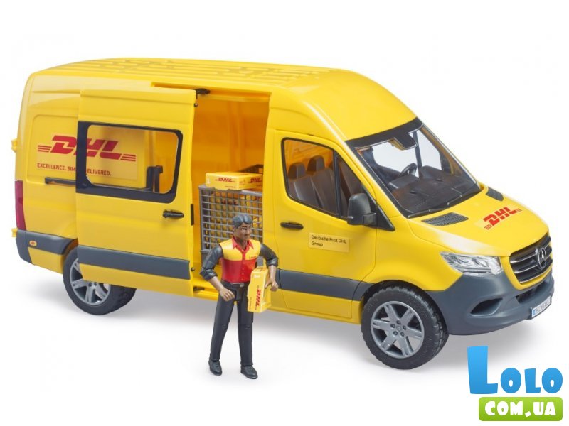 Машина Курьер DHL с фигуркой, Bruder