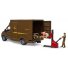 Набор игрушечный машина MB Sprinter курьер UPS с фигуркой и аксессуарами, Bruder