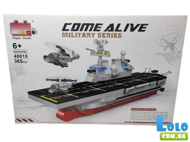 Конструктор Come Alive Aircraft Carrier (40015), 365 дет.