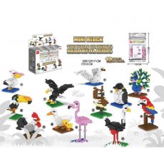 3D конструктор Забавные птицы (692 A), до 50 дет., (в ассортименте)