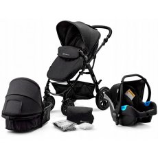 Универсальная коляска 3 в 1 Moov 2, Kinderkraft (pure black)