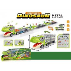 Парковка c машинами трейлер Dinosaur