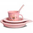 Набор посуды для кормления Лесные истории, Suavinex (розовый)