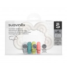 Прорезыватель силиконовый с погремушкой, Suavinex