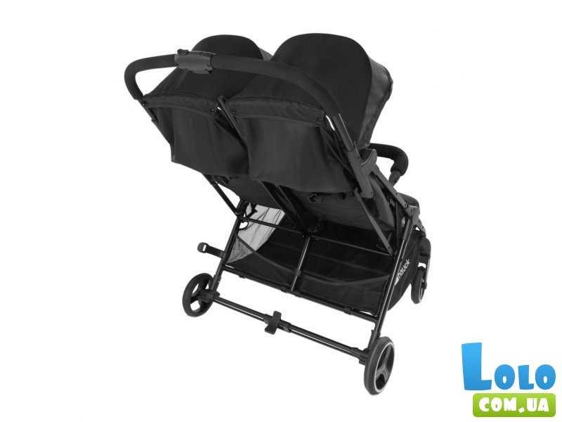 Прогулочная коляска для двойни Swift X Duo, Hauck (black)