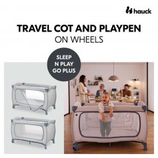 Детский манеж Sleep N Play Go Plus, Hauck (Dusty Cork)