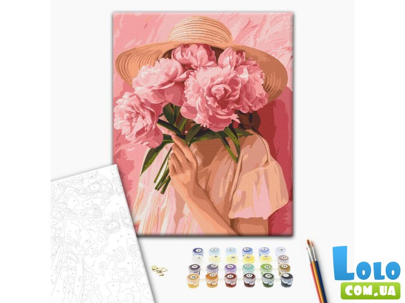 Картина по номерам Розовое настроение, Brushme (40х50 см)