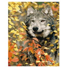Картина по номерам Волк на охоте, Strateg (40х50 см)