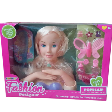 Голова куклы для причесок с аксессуарами