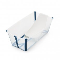 Детская складная ванная с адаптером Flexi Bath, Stokke (голубая)